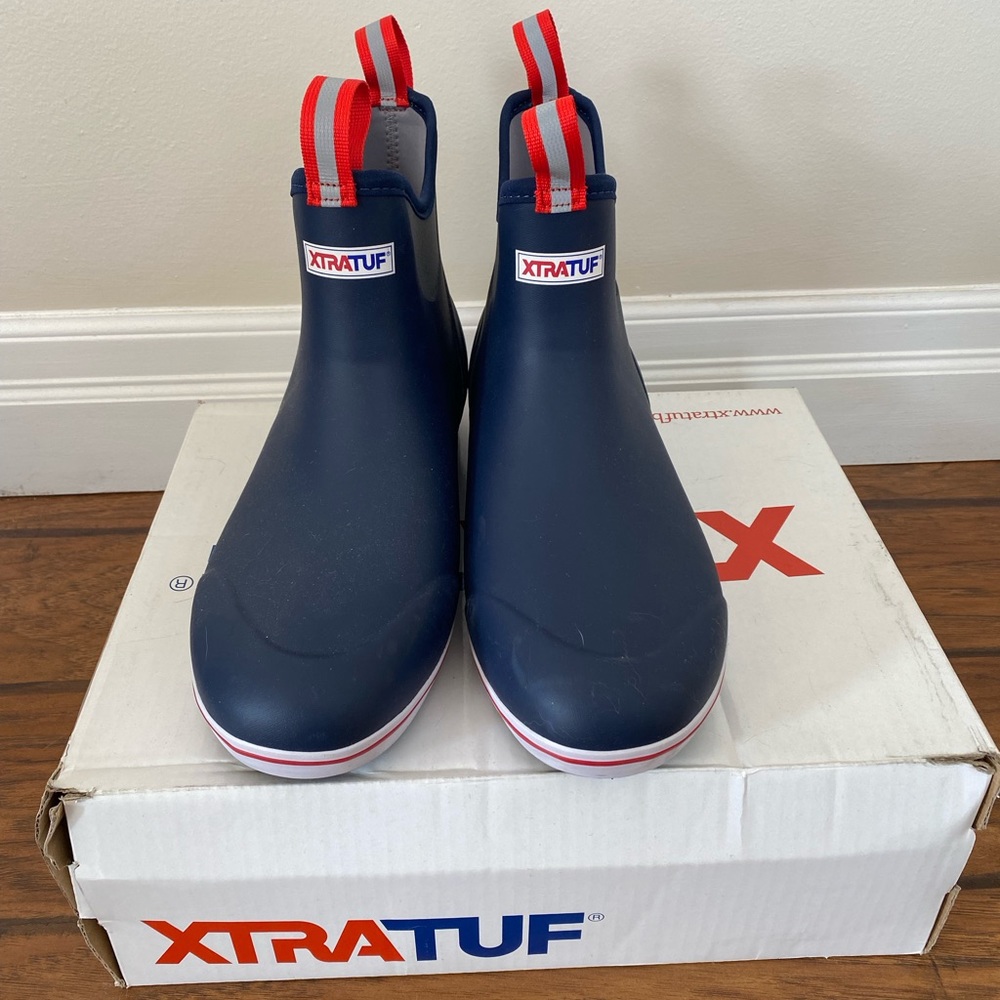 Men’s XTRATUF size 13 blue NWT ankle Deck Boot